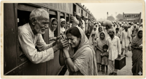 The Partition of India (1947): The Division That Changed Millions of Lives Black-and-white emotional historical photograph
Why: Adds human emotion and storytelling depth.