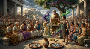 Why Was Socrates Executed? The Shocking True Story Dramatic ancient Greek courtroom scene