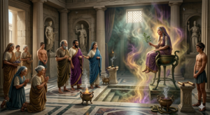 Why Was Socrates Executed? The Shocking True Story Mystical Oracle of Delphi inside Greek temple