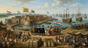 Why the Dutch Failed in India: The "Businessmen Only" Mistake A Dutch fortress, warships, and spice trade treaty securing power.