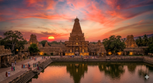 The History of the Chola Empire: How South India's Greatest Dynasty Ruled the Seas and Shaped a Civilization (850–1279 CE) "Historic Chola temple showcasing the lasting legacy of the Chola Empire"