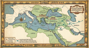 The Ottoman Empire: 600 Years of Power and Influence Map of the Ottoman Empire at its greatest extent across Europe, Asia, and Africa.