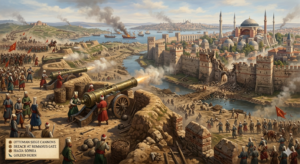 The Ottoman Empire: 600 Years of Power and Influence The Ottoman conquest of Constantinople in 1453 under Mehmed II.