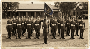 Women soldiers of the Rani of Jhansi Regiment under Subhas Chandra Bose