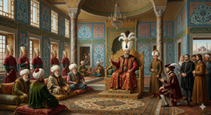 The Ottoman Empire: 600 Years of Power and Influence Sultan Suleiman the Magnificent or Ottoman royal court.