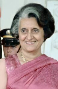 Emergency declared in India on 25 June 1975 by Indira Gandhi
