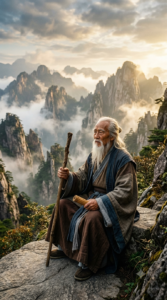 Laozi's Life Lessons: 10 Ancient Teachings for a Better Life Today Portrait of Laozi, the ancient Chinese philosopher and traditional founder of Daoism.