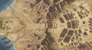 Geography of Thermopylae Pass that helped the Greek defenders