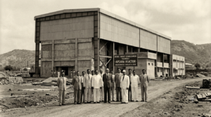 Apsara reactor at Trombay, India's first nuclear research reactor (1956)