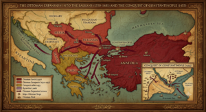 Ottoman Empire: The Remarkable Rise and Fall of a 600-Year Power Ottoman expansion into Europe and conquest of Constantinople in 1453